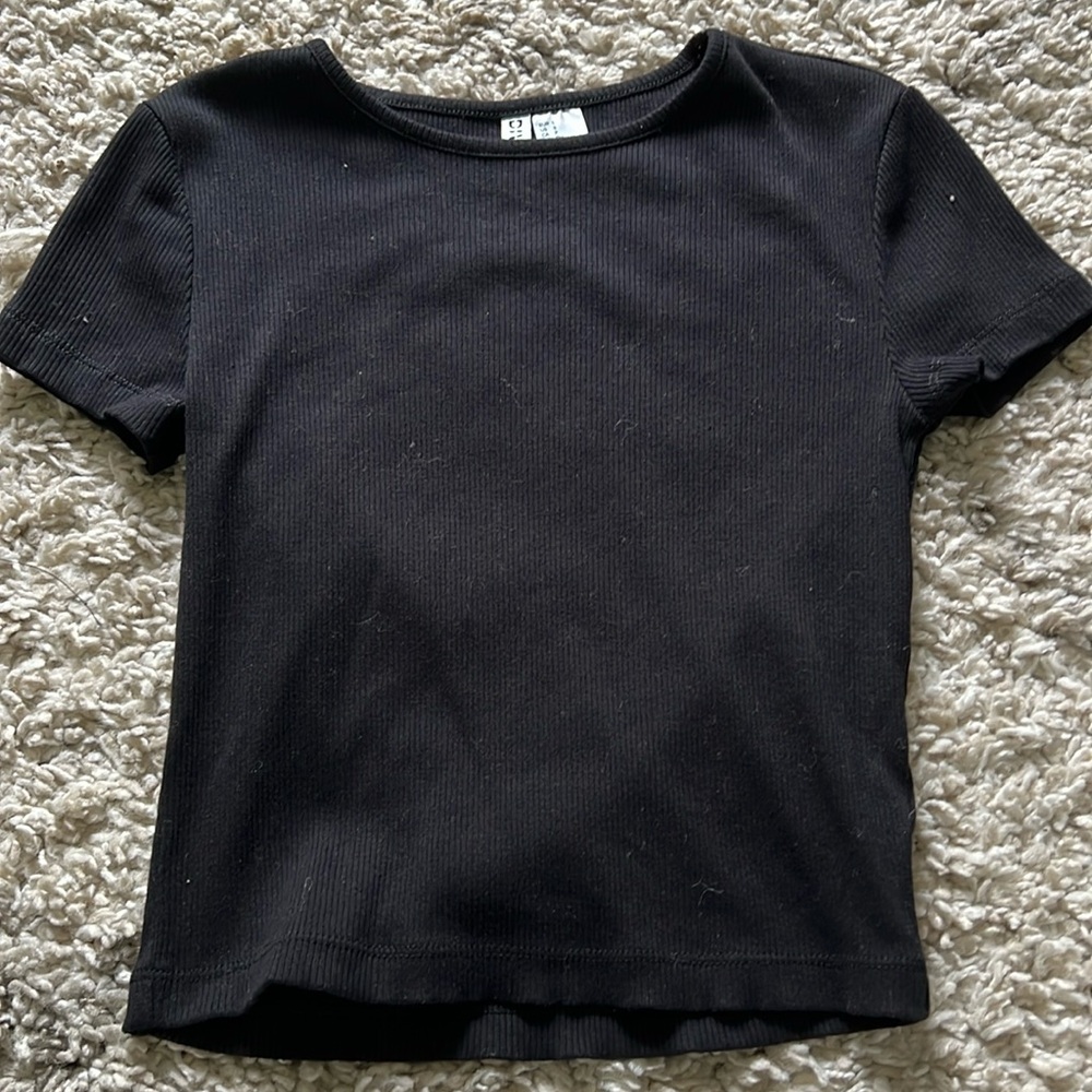back tee crop top